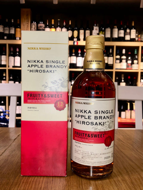 Nikka Whisky Single Apple Brandy "Hirosaki" Fruity and Sweet 12Yrs