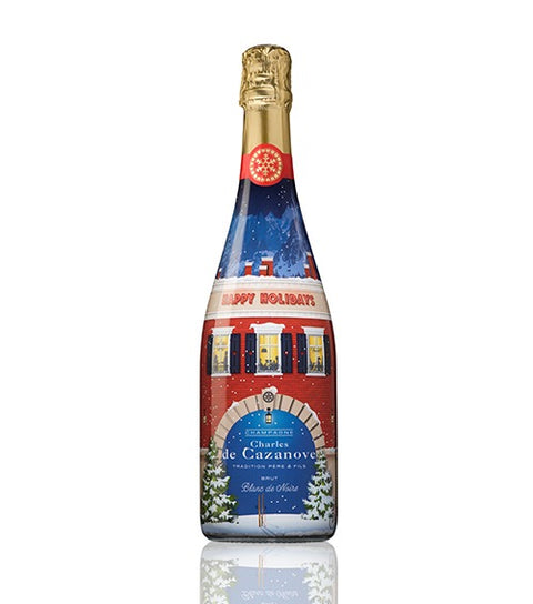 Charles de Cazanove Brut Blanc de Noirs Limited Edition ( X'mas Collection)