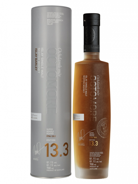 布赫拉迪 Octomore 13.3 版艾雷島大麥超重泥煤味