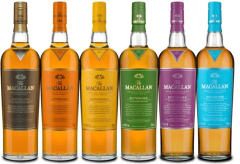 Macallan Edition Series No.1-6 HK Version