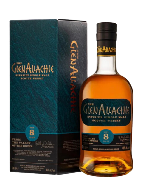 The Glenallachie Aged 8 Years Speyside Single Malt Whisky