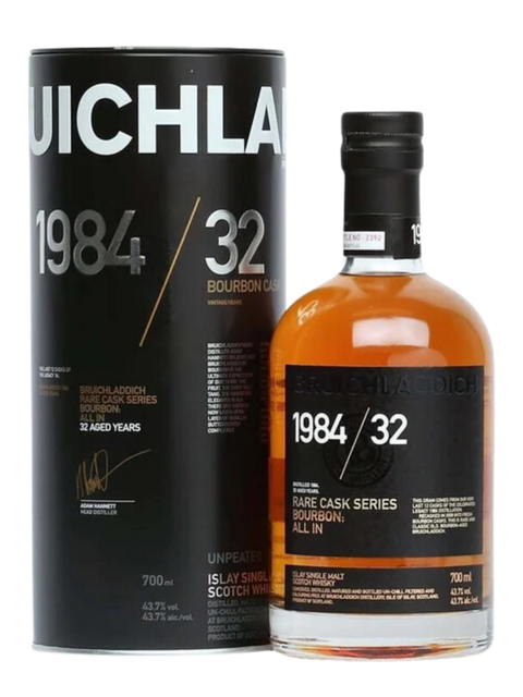Bruichladdich 1984 - 32 Year Old - Rare Cask Series Single Malt Whisky