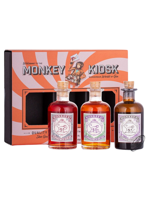 Monkey Kiosk Gin Gift Pack 3 x 50ml