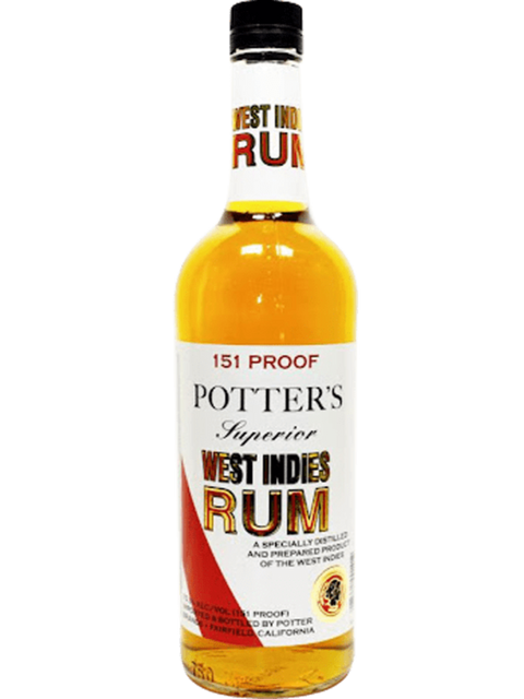 Potter’s 151 Rum