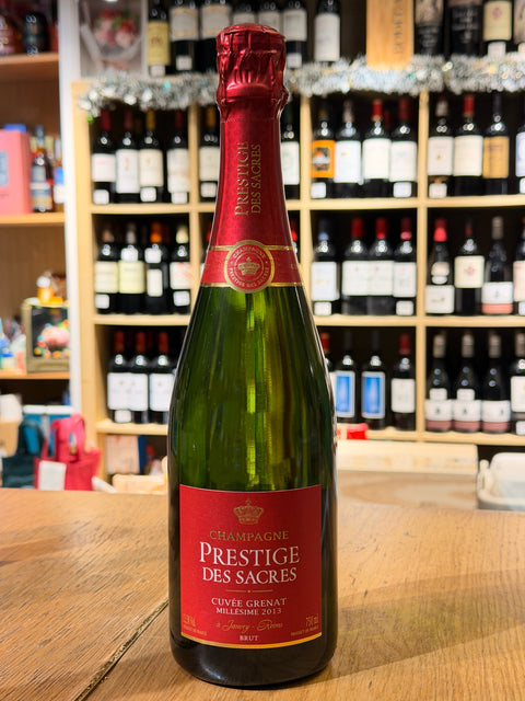Champagne Prestige Des Sacres Cuvee Grenat Millesime 2013