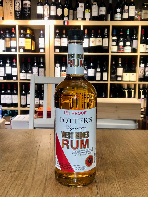 Potter’s 151 Rum