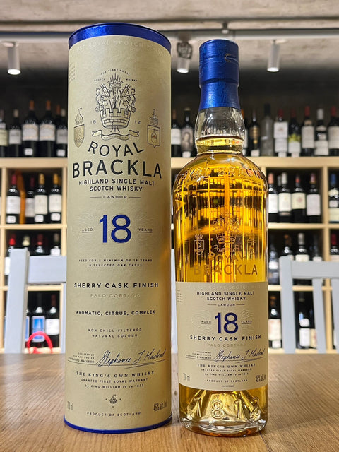 Royal Brackla 18 Years Sherry Cask Finish Single Malt Whisky