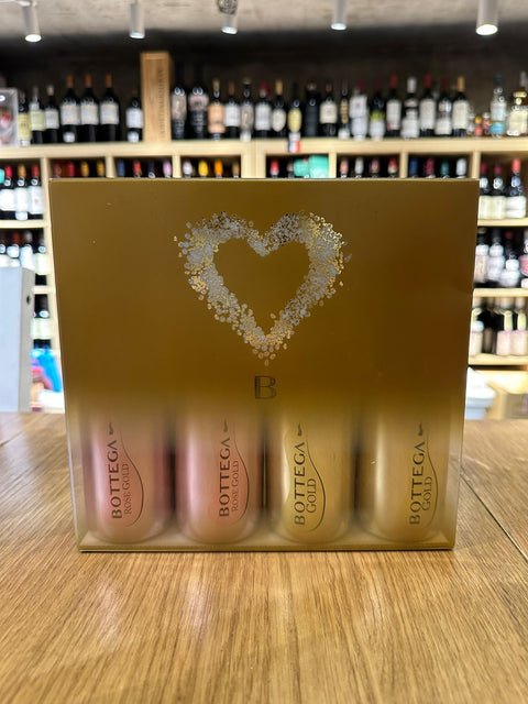 Bottega Prosecco Gold Mini Gift Set  (4x200ml)