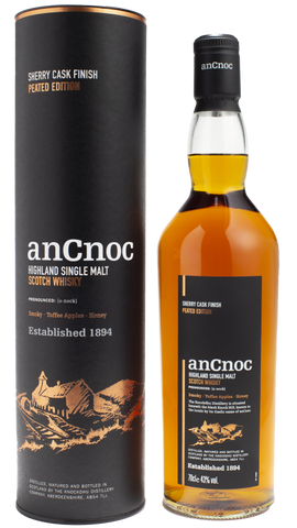 anCnoc SHERRY CASK FINISH, PEATED EDITION