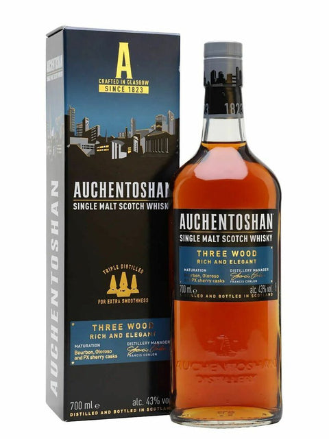 Auchentoshan Three Wood Single Malt Scotch Whisky