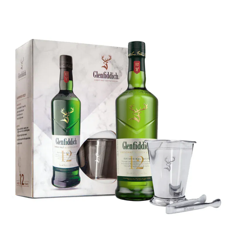 Glenfiddich - 12 YEAR OLD Single Malt Scotch Whisky (700ml) Giftpack