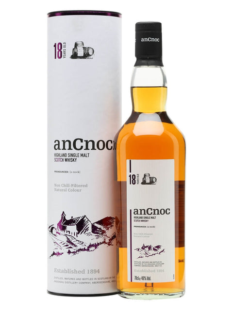 AnCnoc 18 Year Old Scotch Whisky