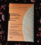 Chocobien 65% Madagascar Sambirano Trinitario chocolate bar