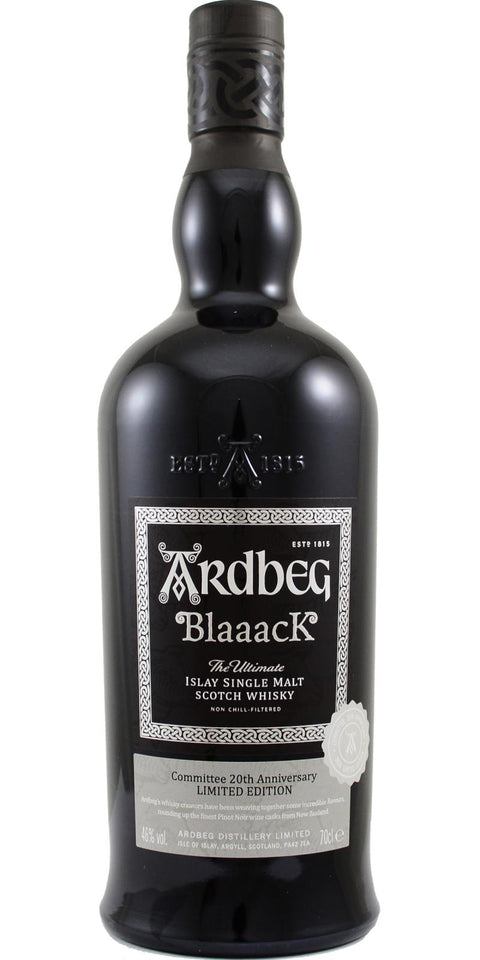 Ardbeg Blaaack 委員會 20 週年限量版單一麥芽威士忌