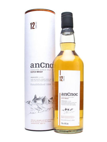 AnCnoc 12 Years Old Highland Single Malt Scotch Whisky