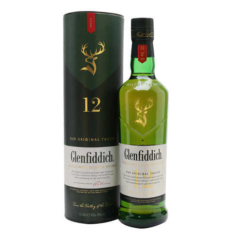 Glenfiddich 12 Years Old Single Malt Scotch Whisky